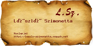 László Szimonetta névjegykártya